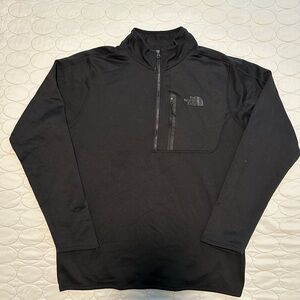 The North Face Black Quarter Zip Jacket